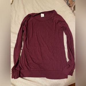Burgundy shirt